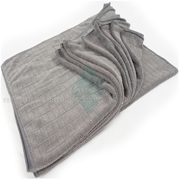 China Bulk quick dry terry cloth blanket Factory Custom Black Grey Structure Promotional Home Dusting Wiping Towel Supplier for Spain Europe